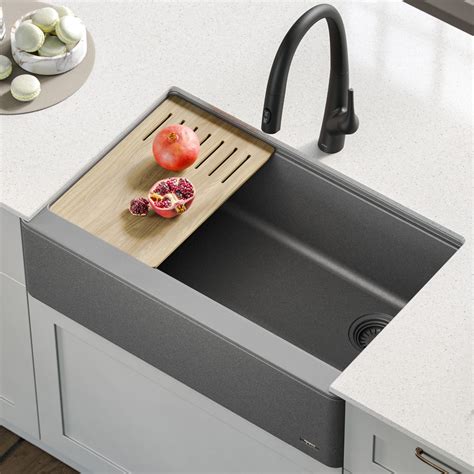 kraus workstation sinks|More.